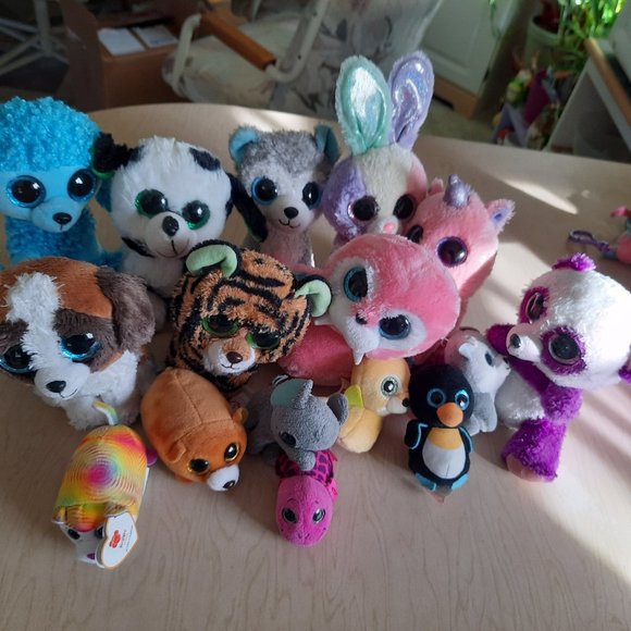 Ty Toys Ty Beanie Babies And Beanie Boos Assorted Collection Set Of